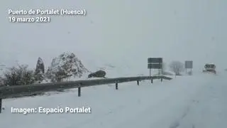 La nieve regresa al Pirineo