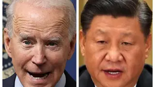 Joe Biden y Xi-Jinping