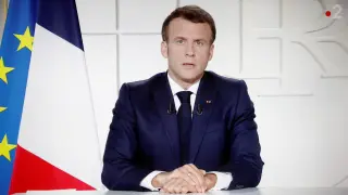 French President Macron addresses country on COVID-19 situation