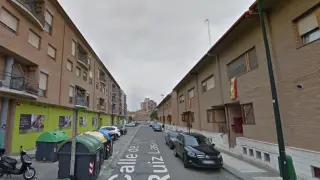 Una imagen de la calle de Inocencio Ruiz Lasala, en el barrio de Santa Isabel de Zaragoza.