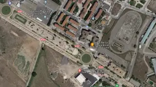 El atropello se produjo en la avenida de Logroño de Casetas, en las proximidades de las piscinas.