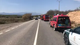Accidente mortal de un camionero en la N-122, entre Maleján y Bulbuente
