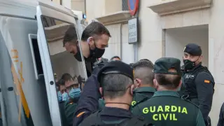Llegada de Igor el Ruso a los Juzgados de Teruel/2021-04-12/ Foto: Jorge Escudero[[[FOTOGRAFOS]]]