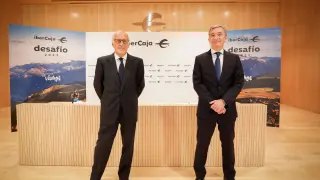 José Luis Aguirre y Víctor Iglesias, presidente y consejero delegado de Ibercaja Banco.
