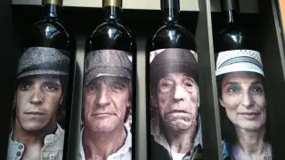 Las cuatro referencias de Matsu. A la derecha, el nuevo vino, La Jefa.