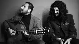 Diego del Morao e Israel Fernández, en la portada del disco 'Amor'