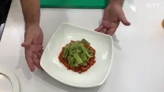 Judías verdes en salsa de tomate, la manera más sencilla de hacerlas