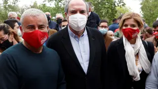 Campaña del PSOE en Puente de Vallecas