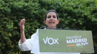 Rocío Monasterio, candidata de VOX a la presidencia de la comunidad de Madrid.