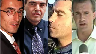 Miguel Gil, Julio Fuentes, José Couso y Ricardo Ortega