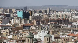 Vistas de la ciudad de Zaragoza.