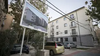 Viviendas rehabilitadas en Zaragoza.