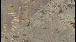 Rescatan a dos escaladores en el Mallo de Pisón en Riglos