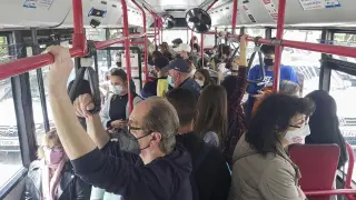 Bus urbano aforo