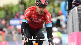 Mikel Landa, en la cuarta jornada del Giro