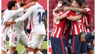 Real Madrid y Atlético de Madrid se juegan este sábado la Liga.