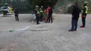 La Guardia Civil rescata ilesa a una senderista perdida en el Parrizal de Beceite de Teruel