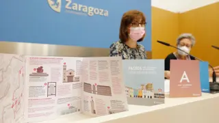 Presentación de 'Paseos por la Zaragoza de las mujeres'.