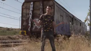 El apeadero abandonado entre El Tormillo y La Masadera es uno de los escenarios del videoclip protagonizado por Abel Salinas.
