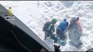 Rescatan a una esquiadora irlandesa en el Aneto