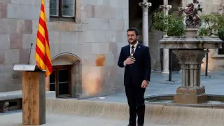 Toma de posesión de Pere Aragonès como president