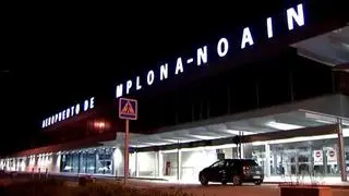 El líder del Frente Polisario sale de madrugada desde el aeropuerto de Pamplona hacia Argel