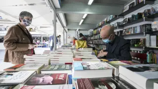 Recta final de la Feria del Libro de Zaragoza.