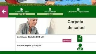 Así se descarga el Certificado Covid Digital en Aragón.