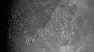 Imagen de Ganímedes publicada por la NASA