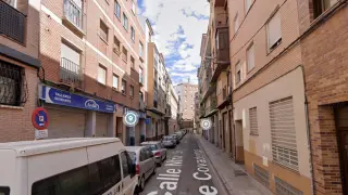Una imagen de la calle de Covadonga, en el barrio de Las Delicias.