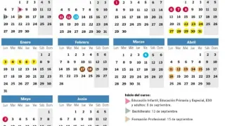 Calendario escolar en Aragón para el curso 2021-2022