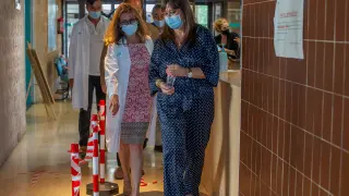 Repollés visita el hospital de Calatayud