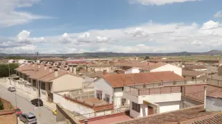 Vista general de la localidad de Grañén.