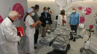 Zona quirúrgica de la unidad de salud bucodental que entrará en funcionamiento a mitad de julio