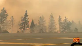 Wildfire in Lytton, British Columbia