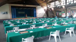 Preparativos del 40 Open Internacional de Ajedrez Villa de Benasque.