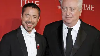 Robert Downey Jr. junto a su padre