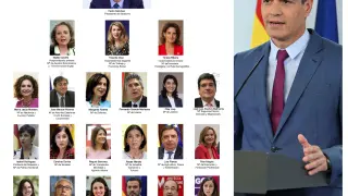 Nuevo gabinete de Gobierno de Pedro Sánchez