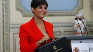 La nueva ministra de Política Territorial, Isabel Rodríguez, este lunes.