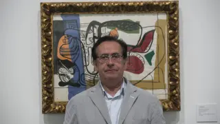 Ricardo García Prats, en el Museo Pablo Gargallo.