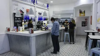 Bar El Hormiguero Azul en Zaragoza.