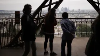 Reopening of the Eiffel Tower in Paris