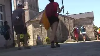 Ocho peregrinos confinados con covid en un albergue de Palas del Rei, en Lugo