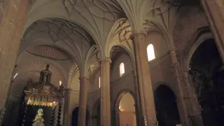 Interior de la Basílica de Santa María de los Corporales.