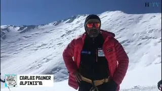 Pauner ya está en el campo 2 y ultima su ascensión al pico Lenin
