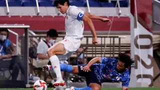 Foto partido de semifinales de los Juegos Olímpicos Tokio 2020: Japón-España