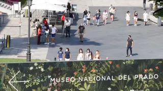 El Museo del Prado es uno los polos de atracción del conjunto recién declarado por la Unesco Patrimonio de la Humanidad.