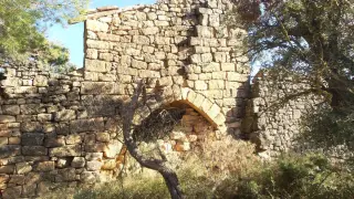Ruinas del Penal de Valderrobres, un edificio que se remonta al siglo XIII.