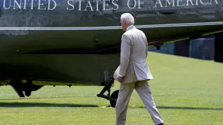 Joe Biden departs to Delaware from Washington, DC
