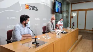 Acto de presentación en en Edificio Pignatelli de Zaragoza.